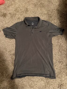 Arc'teryx Men’s Charcoal Gray Polo Shirt